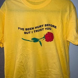 Your truly shirt, never worn. Great condition, semi see through.